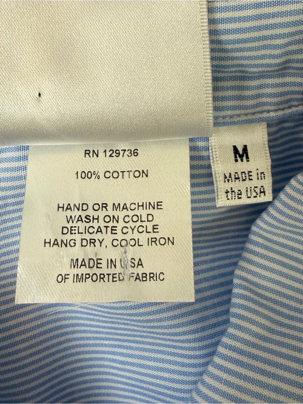 Finley Jenna Striped Cotton Chambray Ruffle Shirtdress Womens Blue White - Picture 16 of 16